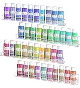 Vowcarol Clear Paint Organizer Wall-Mount, Miniature Paint Holder, Paint Rack Organizer, Craft Pa...