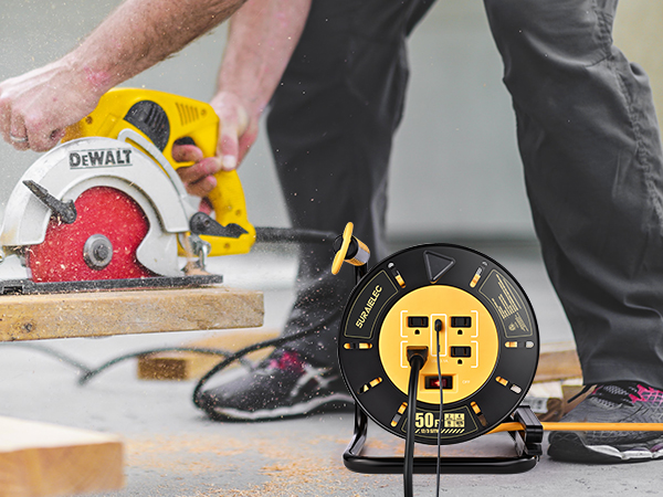 extension cord reel retractable