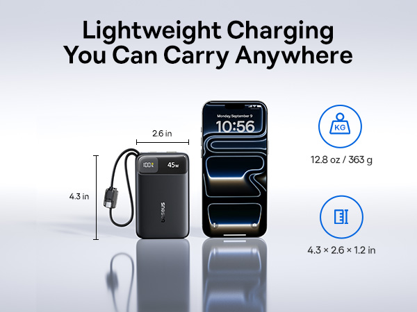 Enerfill fc11 10000mah 45W power bank