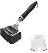 Steam Grill Brush - No Bristles, 5-Side Lock System, Dishwasher Safe, 3X Thickened Aramid Fiber S...