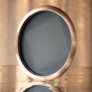 service ideas rose gold metallic tray