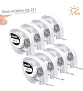 Goknu P12 Label Tape Compatible with DYMO Letratag Refills LT-100H LT-100T 200B, Replacement for ...