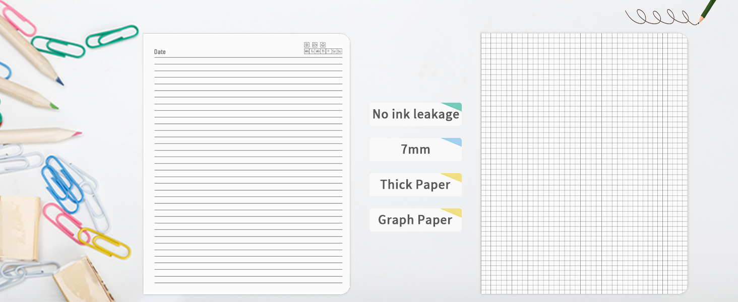 grid paper notebook