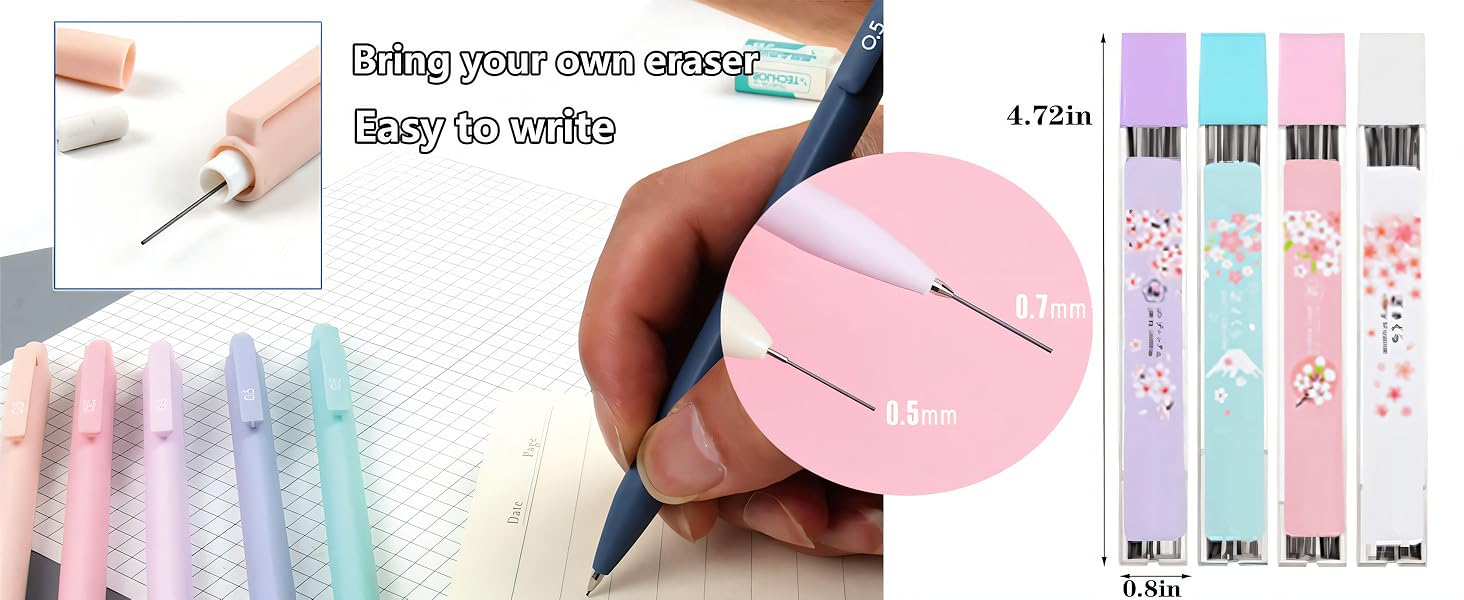 pencils and pens set