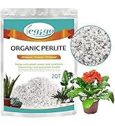 Legigo 2 Quarts Organic Horticultural Perlite for Plants Indoor- Natural Horticultural Soil Addit...