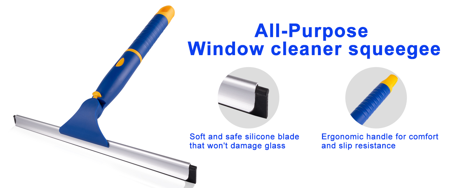 shower glass cleaner squeegee