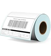 Rongta 3-Proof Direct Thermal Shipping Labels4x6, Permanent Adhesive, Clear Printing, Commercial ...