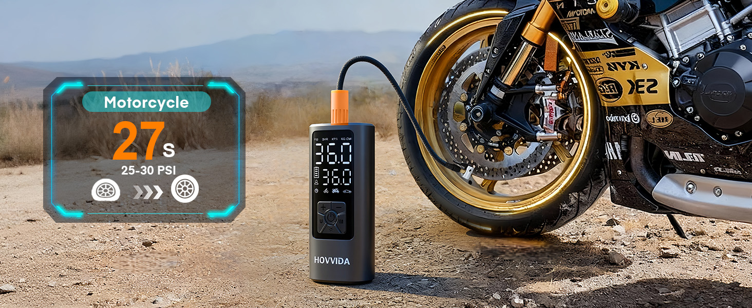 Portbale tire inflator