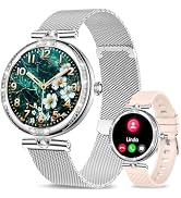 GADIXY Smart Watches for Women(Make/Answer Call) with Diamond:1.1" AMOLED Fitness Tracker for Hea...