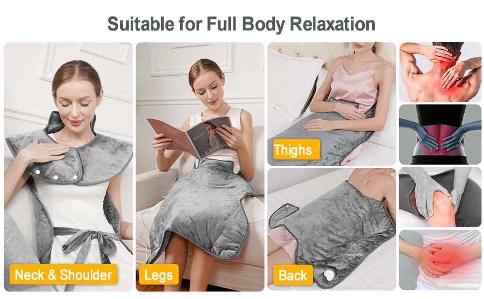 Ruyyi Heating Pad for Neck and Back- B4