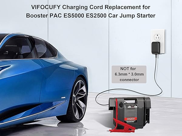 VIFOCUFY Charger Power Supply for Booster PAC ES5000 ES2500 ESP5500 J1000 J850 Jump Starter