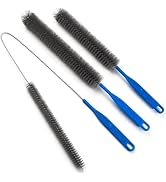 Sewer Set Brush Clog Remover, Extended Handle Brush, for Toilet, Kitchen Sink, Sewer, Bathroom Ba...