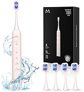 Sonic Electric Toothbrush for Adults&Teens - 180 Days Ultra Long Battery Life, Seamless Button&48...
