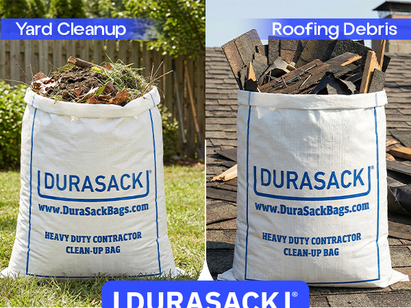 Yard cleanup. Roofing debris.