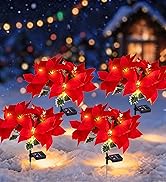 Christmas Solar Flower Light 4 Pack
