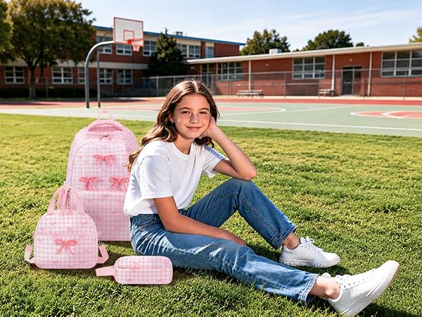 bow backpack for girls