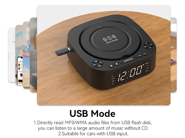 portable cd player with bluetooth