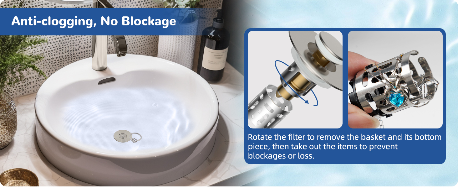 bathrrom sink strainer