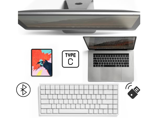 Bluetooth 2.4G mechanical wireless wired BT gaming TKL small portable 80% 65% 60% 70% 60 percent