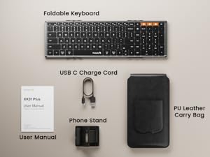 XK01 Plus keyboard with carry bag