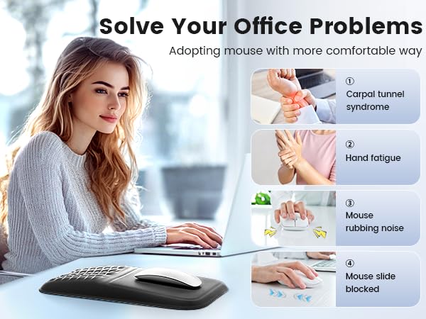 mouse pad with wrist rest mouse pads for desk ergonomic gaming mouse pad with wrist support