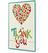 DIAMOND DOTZ Thank You Heart Diamond Art Cards, Handmade Diamond Painting Cards Kit, Handmade Gre...