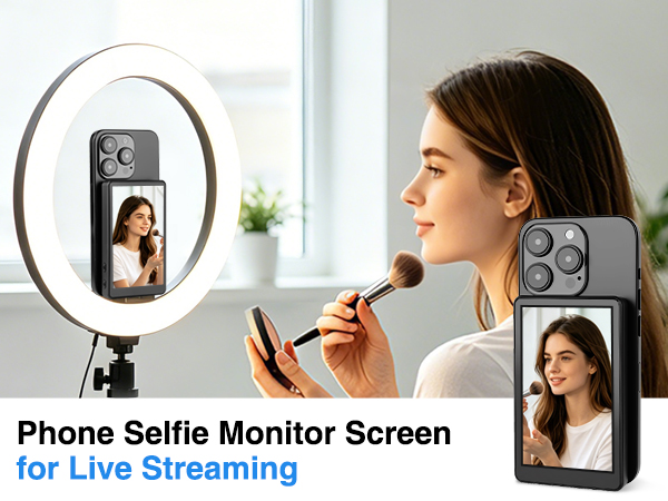 selfie monitor screen
