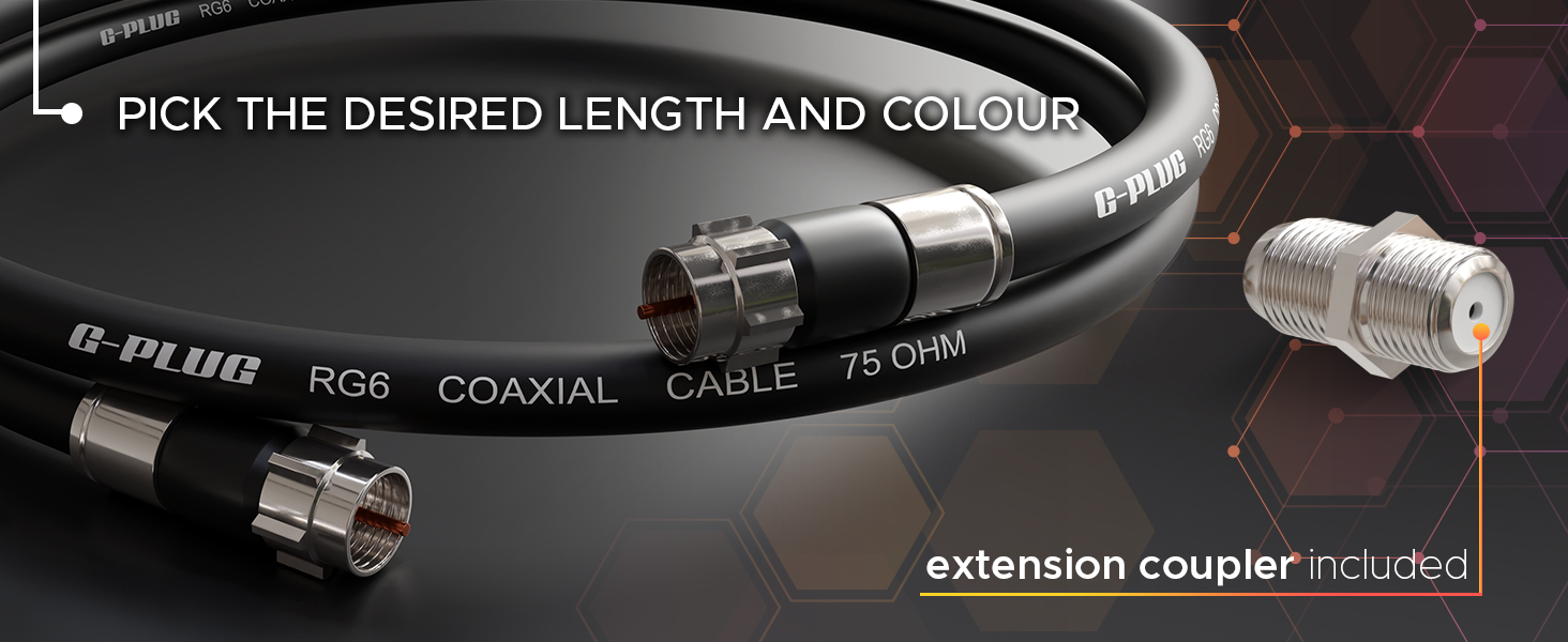 cable with a red length and colour