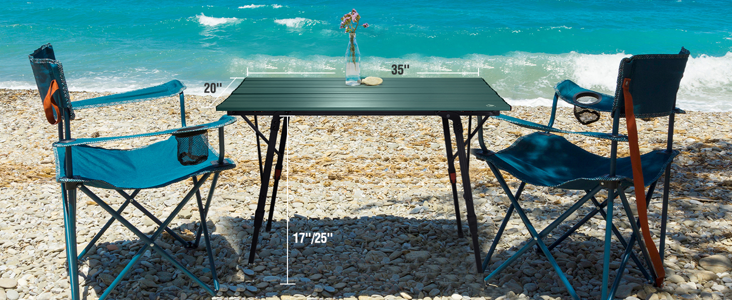 beach table