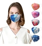 KN95 Face Masks 50 Pack 5-Ply Breathable Safety Respirator Multicolor Cup Dust Disposable KN95 Mask
