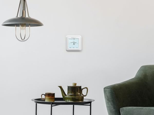 Thermostat installed in home