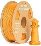 DEEPLEE PETG 3D Printer Filament 1.75mm 1KG, Dimensional Accuracy +/- 0.02 mm, High Toughness & I...