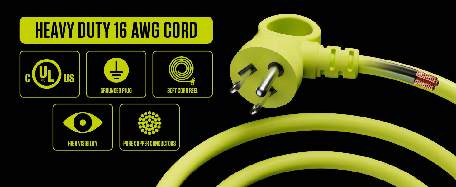 Masterplug 30ft Cord Reel