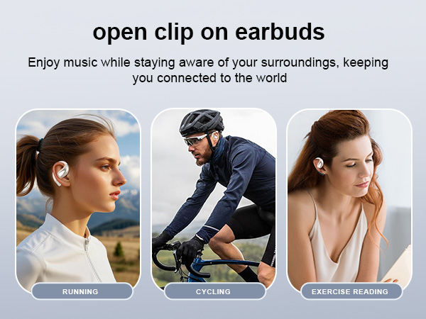 open clip on earbuds