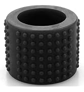 Black Food-Grade Silicone Tattoo Grip Cover - Dia 25x30mm Professional Tattoo Pen Sleeve | Non-Sl...