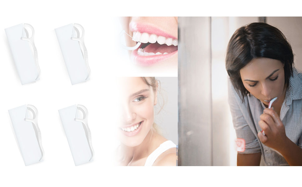 Individually Wrapped Each Flosser, Clean and hygienic for eating