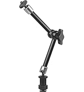 ChromLives 11 Inch Magic Arm Adjustable Articulating Friction Camera Arm W/ 1/4