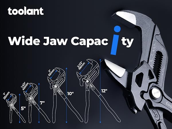 Wide Jaw Range