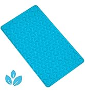 WRISIN Bathtub Mat Non Slip with Suction Cups - 100% Rubber Bathroom Mat Textured for Bath Tub Sh...