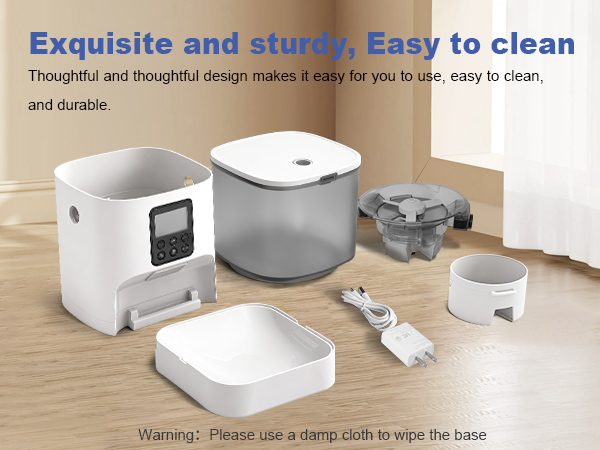 automatic cat feeder , exquisite and sturdy, easy to clean