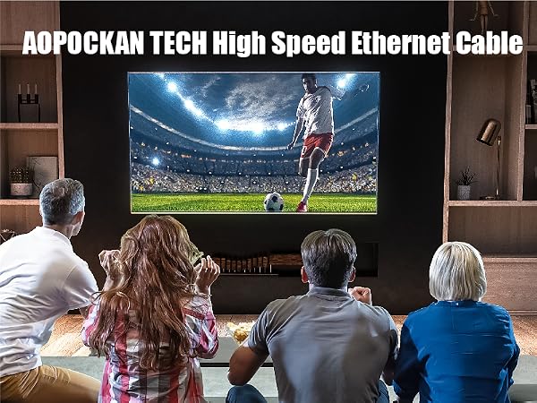 Cat8 High Speed Ethernet Cable 50 ft Netwrok Cable Lan Cable 50ft 50 feet for Router Modems