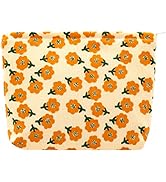 PAZIMIIK Makeup Bags for Purse Zipper Cosmetic Pouch Large Travel Canvas Make Up Organizer Tool P...