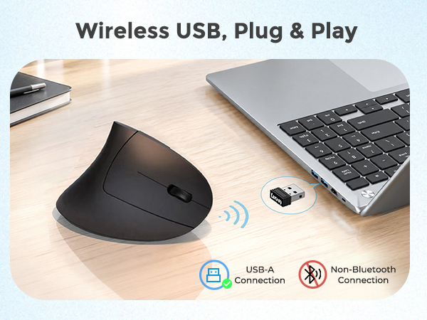 wireless ergonomic mouse