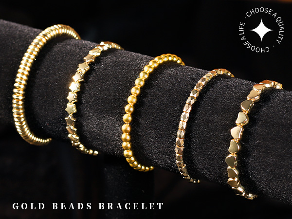 Gold Beads Bracelets