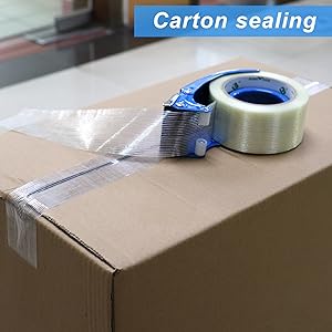 packing tape with dispenser