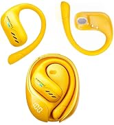Transformers Open-Ear Wireless Bluetooth 5.4 Workout Headphones, Comfort Silicone Earhook, Surrou...