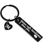 PLwelth New Driver Keychain for Couples Drive Safe Keyring for Boyfriend Girlfriend Gift for Her ...