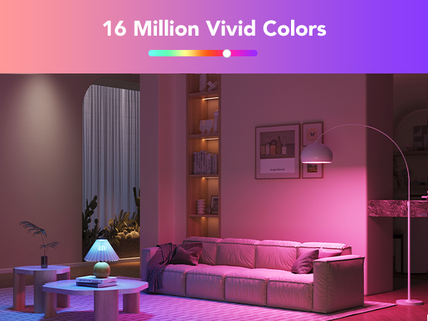 1000LM WiFi Bluetooth Color Changing Light Bulbs