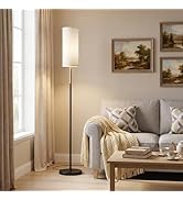 Ambimall 64'' Floor Lamp for Living Room with 3 Color Temperatures Bulb, Minimalist Pole Lamp, Wh...
