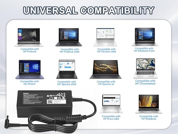 65w charger fit for hp laptop